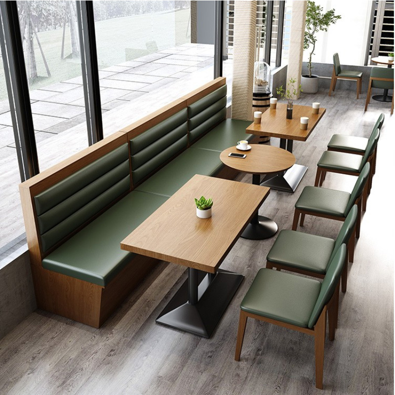 Restaurant Simple Leisure Dining Table Chair Sofa Combination Coffee Shop Bar Furniture