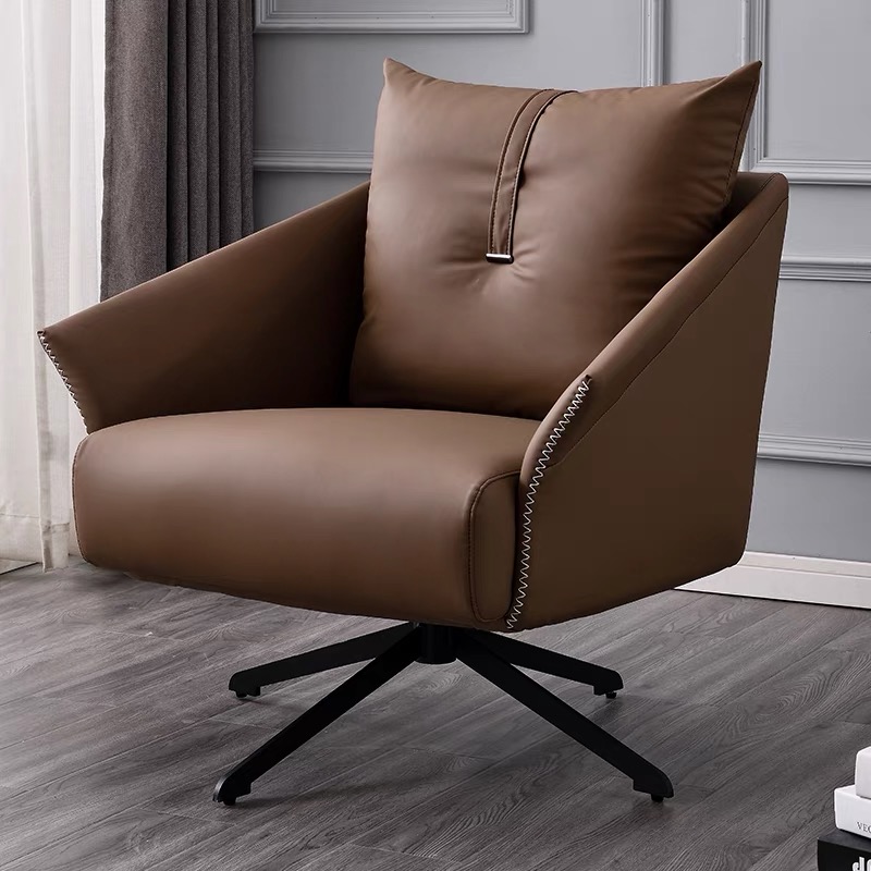 Modern luxury leisure chair hotel bedroom lounge chair living room chair