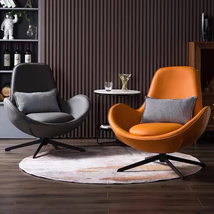 Modern luxury leisure chair hotel bedroom lounge chair living room chair